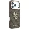 GUESS 4G & Big Strass Logo achterzijde cover voor Apple iPhone 17 Pro Max / 18 Pro Max - bruin