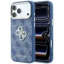 GUESS 4G & Big Strass Logo hard case voor iPhone 18 Pro / 17 Pro - blauw