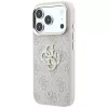 Guess 4G Big Strass Logo hoesje voor iPhone 17 Pro / 18 Pro - roze