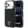 Guess Kevlar Triangle Logo MagSafe-hoesje voor iPhone 17 Pro / 18 Pro - zwart
