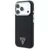 Guess Kevlar Triangle Logo MagSafe-hoesje voor iPhone 17 Pro / 18 Pro - zwart