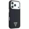 Guess Kevlar Triangle Logo MagSafe-hoesje voor iPhone 17 Pro / 18 Pro - zwart