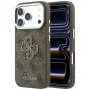 Guess 4G & Big Resin Logo hoesje voor iPhone 17 Pro Max / 18 Pro Max - bruin