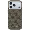 Guess 4G & Big Resin Logo hoesje voor iPhone 17 Pro Max / 18 Pro Max - bruin