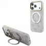 Guess Ring Stand 360 4G Classic Logo MagSafe-hoesje voor iPhone 18 Pro Max / 17 Pro Max - roze