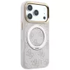 Guess Ring Stand 360 4G Classic Logo MagSafe-hoesje voor iPhone 18 Pro Max / 17 Pro Max - roze