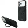 Guess Ring Stand 360 4G Classic Logo MagSafe-hoesje voor iPhone 18 Pro / 17 Pro, zwart