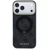 Guess Ring Stand 360 4G Classic Logo MagSafe-hoesje voor iPhone 18 Pro / 17 Pro, zwart