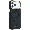 Guess Ring Stand 360 4G Classic Logo MagSafe-hoesje voor iPhone 18 Pro / 17 Pro, zwart