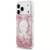 Guess Resin Bottom Glitter MagSafe-hoesje voor Apple iPhone 18 Pro / 17 Pro, roze