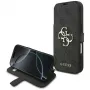 Guess Book 4G Metal Logo hoesje voor iPhone 18 Pro / 17 Pro - zwart