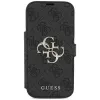 Guess Book 4G Metal Logo hoesje voor iPhone 18 Pro / 17 Pro - zwart