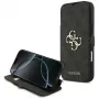 Guess Book 4G Metal Logo hoesje voor iPhone 18 Pro Max / 17 Pro Max, zwart