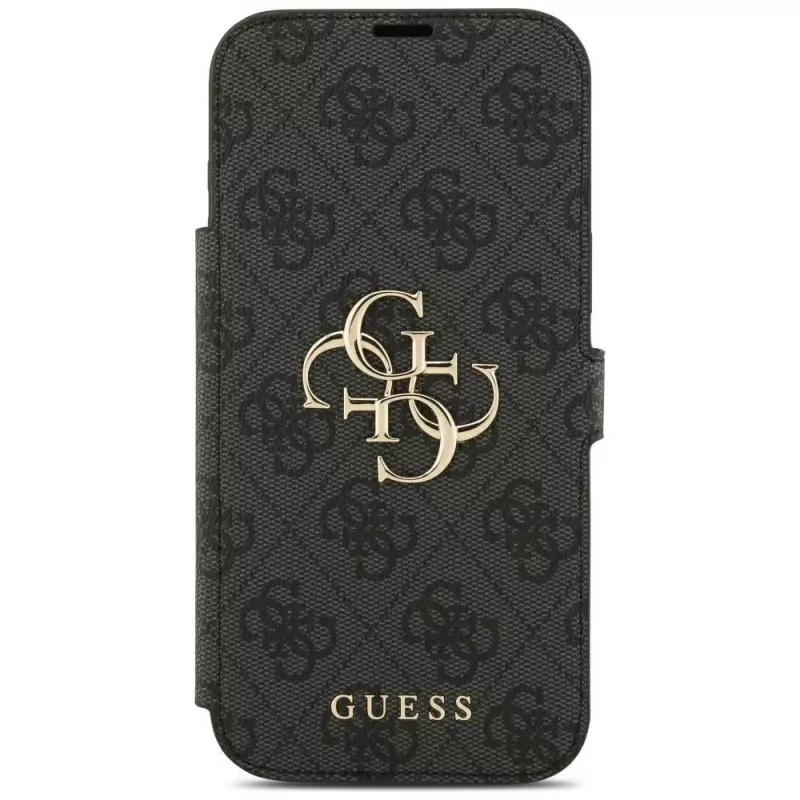 Guess Book 4G Metal Logo hoesje voor iPhone 18 Pro Max / 17 Pro Max, zwart