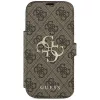 Guess Book 4G Metal Logo hoesje voor Apple iPhone 18 Pro / 17 Pro – bruin