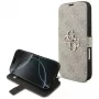 Guess Book 4G Metal Logo foliohoesje voor iPhone 16 Pro / 17 Pro - roze
