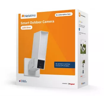 Netatmo Smart Outdoor camera met sirene NOC-S-W-EC (wit)