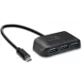 Speedlink Snappy Evo USB-C naar 4-poorts USB 3.0-hub (SL-140202-BK)