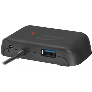 Speedlink Snappy Evo USB-C naar 4-poorts USB 3.0-hub (SL-140202-BK)
