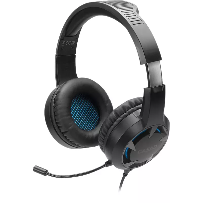 SPEEDLINK SL-450305-BK bedrade on-ear gaming-headset met ruisonderdrukkende microfoon, USB-A, 30mm-drivers, 1,8m kabel, zwart