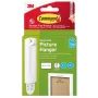 3M Command ophanghaak voor zaagtandophanging, 1 haak + 2 strips, wit (7100336642)