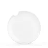 FIFTYEIGHT 2 eetborden met afgebeten rand 28 cm wit