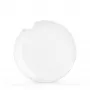 FIFTYEIGHT 2 eetborden met afgebeten rand 28 cm wit