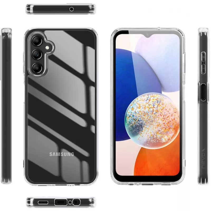 NEVOX StyleShell SHOCKFlex beschermhoes voor Samsung Galaxy A27 5G, transparant