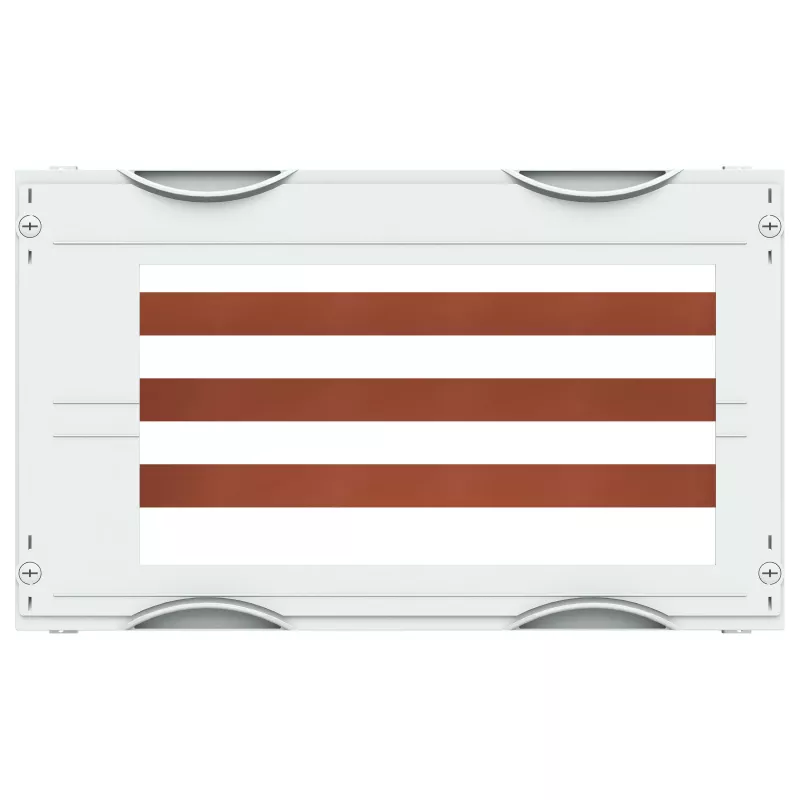 Striebel & John MBR202 verzamelrail-module-bouwset 60mm voor 3-/4-polige systemen, 690V AC, IP20, lichtgrijs