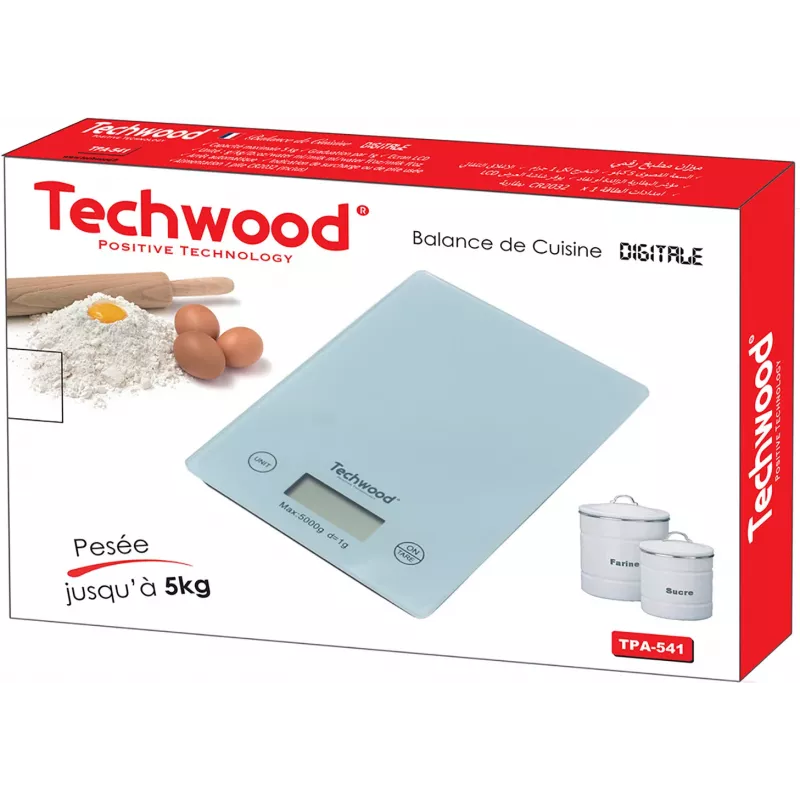 Techwood TPA-541 digitale keukenweegschaal (TPA-541)