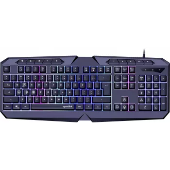 Speedlink Ludicium RGB Rainbow toetsenbord, US-indeling (SL-670004-BK-US)