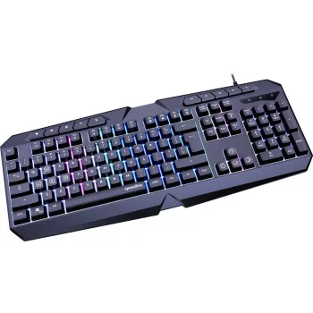 Speedlink Ludicium RGB Rainbow toetsenbord, US-indeling (SL-670004-BK-US)