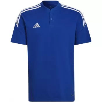 adidas Condivo 22 poloshirt blauw HG6307 maat S