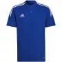 adidas Condivo 22 poloshirt blauw HG6307 maat S