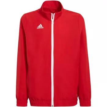 adidas Entrada 22 presentatiejack rood H57540 (152 cm) - jeugd voetbaljack