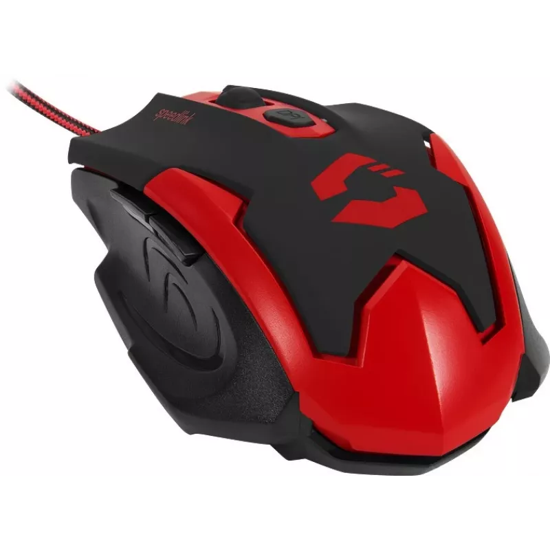 Speedlink Xito bedrade gamingmuis, 5 knoppen, 3200 DPI (SL-680009-BKRD)