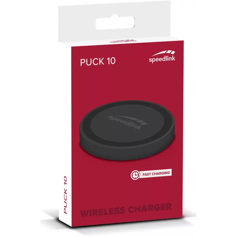 Speedlink Puck 10 snelle draadloze oplader, zwart (SL-690403-BK)