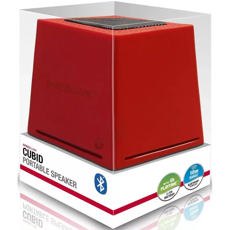Speedlink Cubid BT luidspreker, rood (SL-8904-RD)