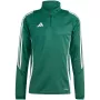 adidas Tiro 24 trainingsshirt sweatshirt groen-wit IS1040 S