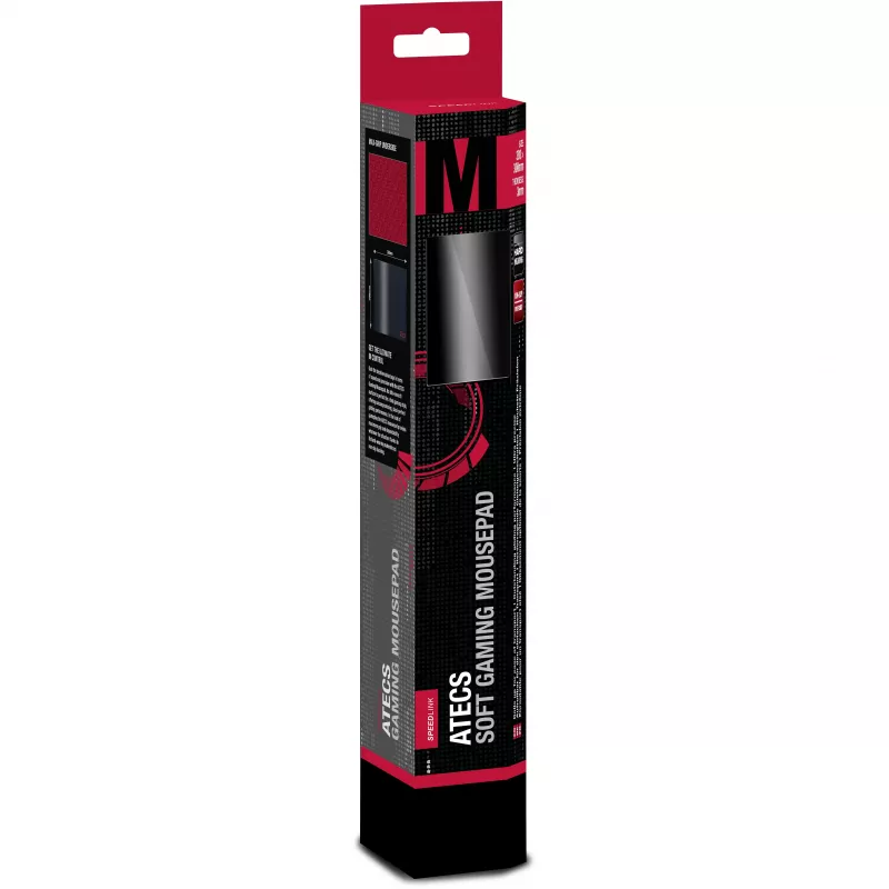 Speedlink Atecs Soft gaming-muismat, maat M (SL-620101-M)
