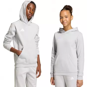 adidas Entrada 26 hoodie kinderen grijs JZ6562 (164 cm)