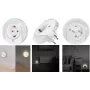 LogiLink LED-nachtlamp stopcontact met schemersensor en 1x CEE 7/3 (LED012)