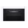 BOSCH Serie 6 inbouwoven met AirFry, 71L, pyrolyse zelfreiniging, zwart (HBG578EB3)