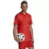 ADIDAS heren Condivo 22 keeperstruitje korte mouw rood H21238