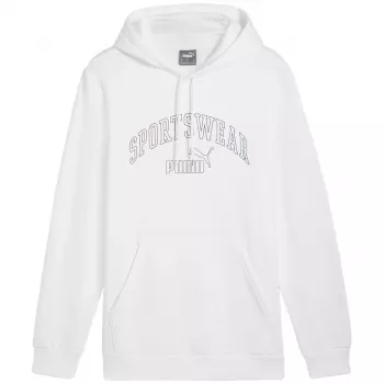 PUMA ESS+ Logo LAB Gradient hoodie FL puma white medium