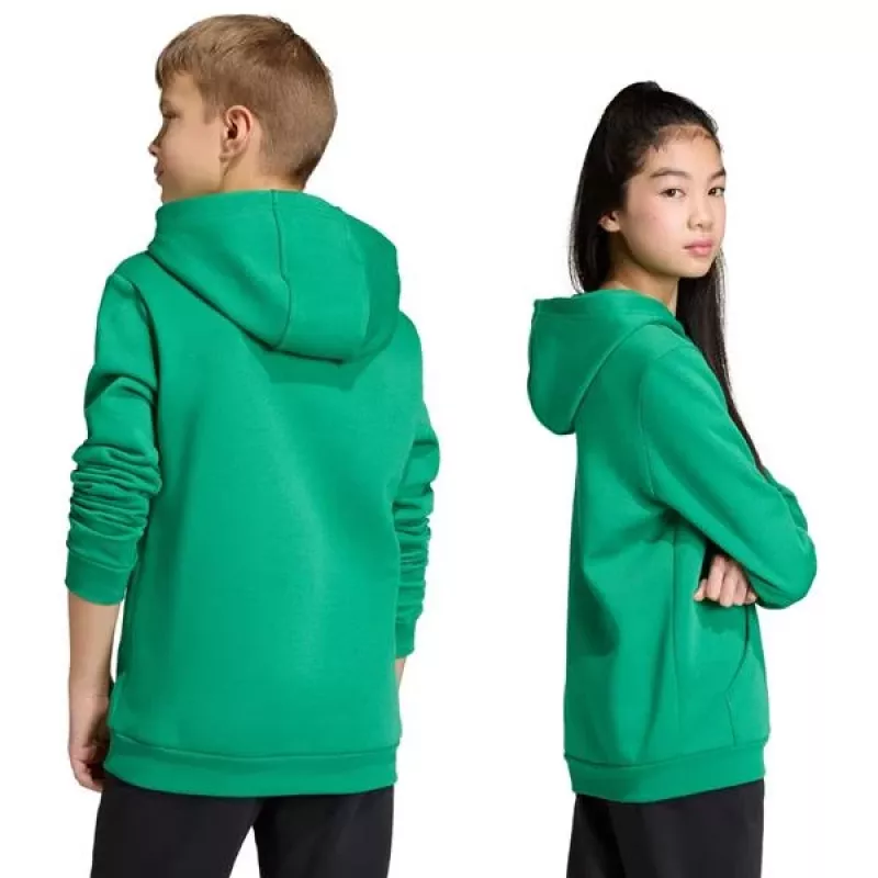 adidas Entrada 26 kinderen hoodie JZ6563 Team Green 152 cm