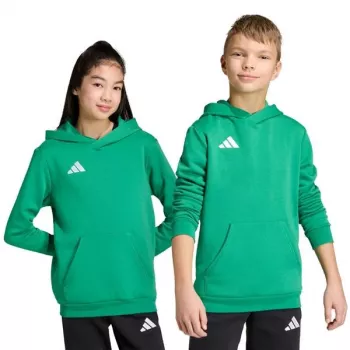 adidas Entrada 26 kinderen-hoodie - groen - maat 164cm (jeugd XL) JZ6563