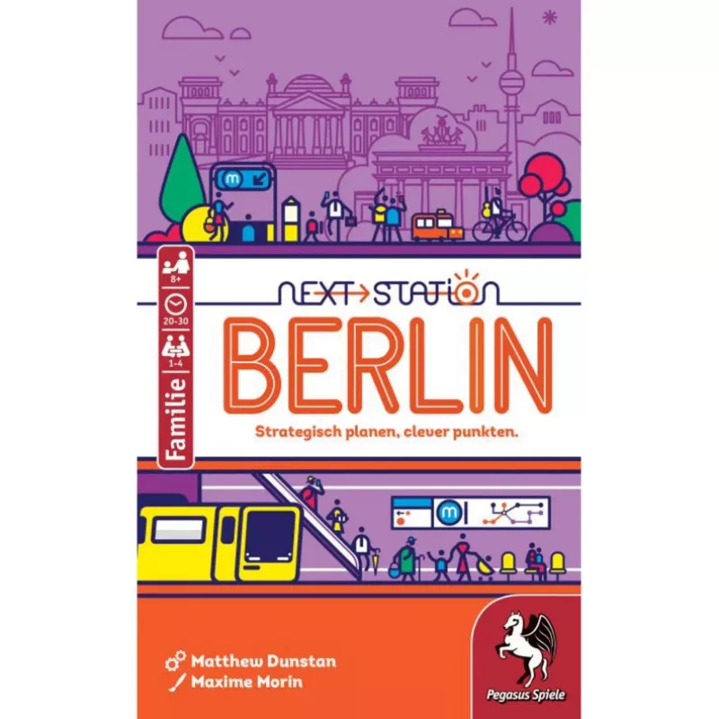 PEGASUS Next Station Berlin – roll-and-write-bordspel (Duitse uitgave)