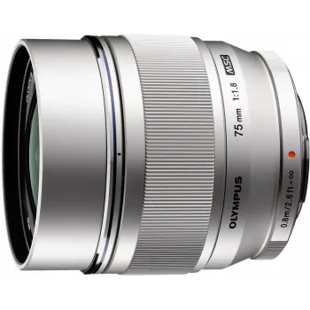 OM System M.Zuiko Digital ED 75mm f/1.8 objectief, zilver (V311040SW000)