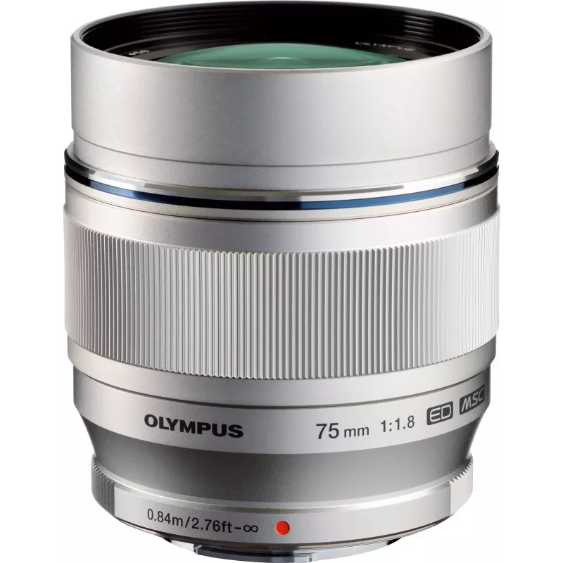 OM System M.Zuiko Digital ED 75mm f/1.8 objectief, zilver (V311040SW000)